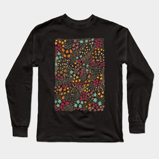 Colorful diamonds, stars & symbols Long Sleeve T-Shirt by zeljkica